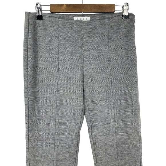 CAbi #814 Side Entry Trouser Newport Ponte Slim Pants Size 6 - Picture 3 of 9